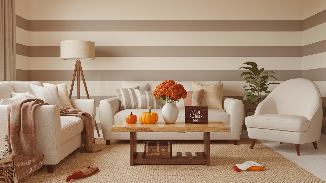 Living Room Fall Decor Ideas