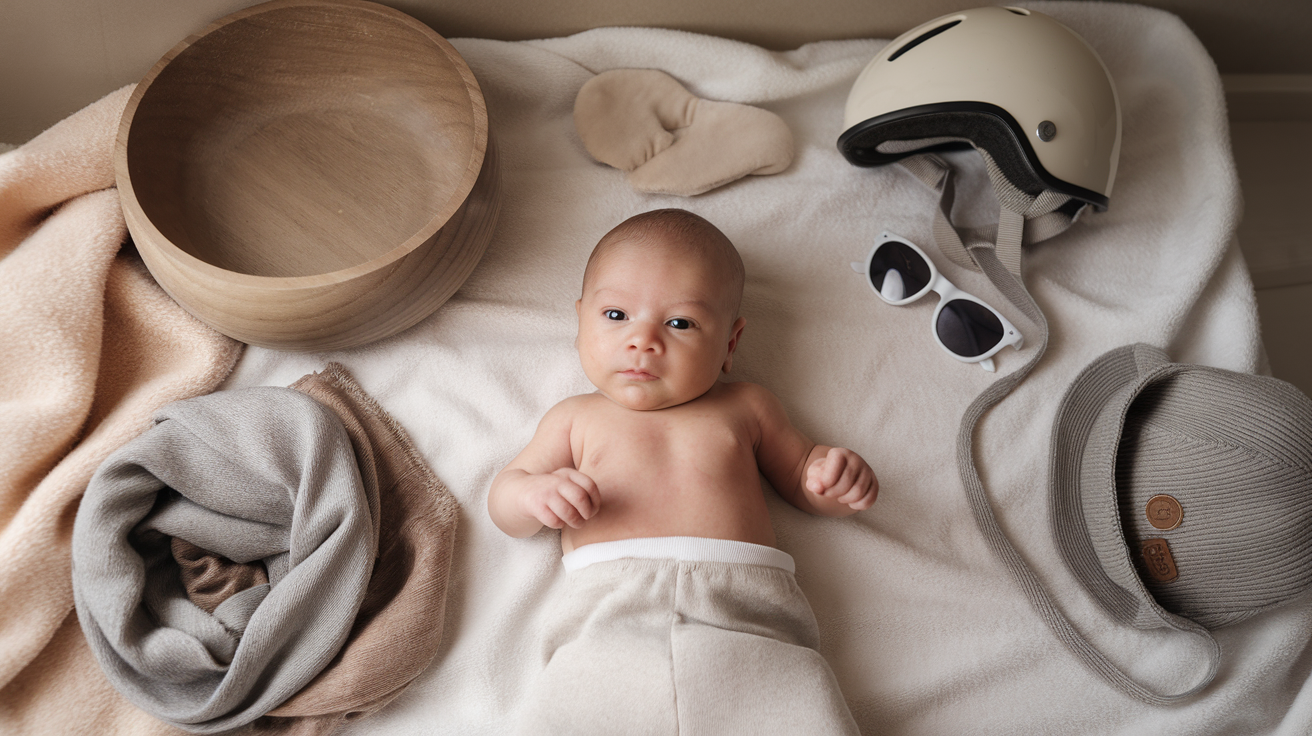1 Month Baby Photoshoot Ideas at Home