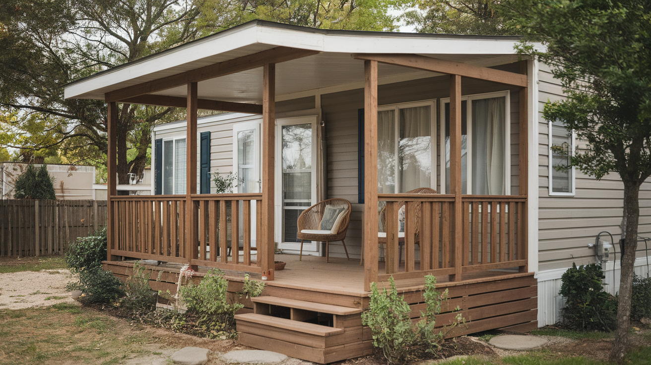 Single Wide Mobile Home Porch Ideas