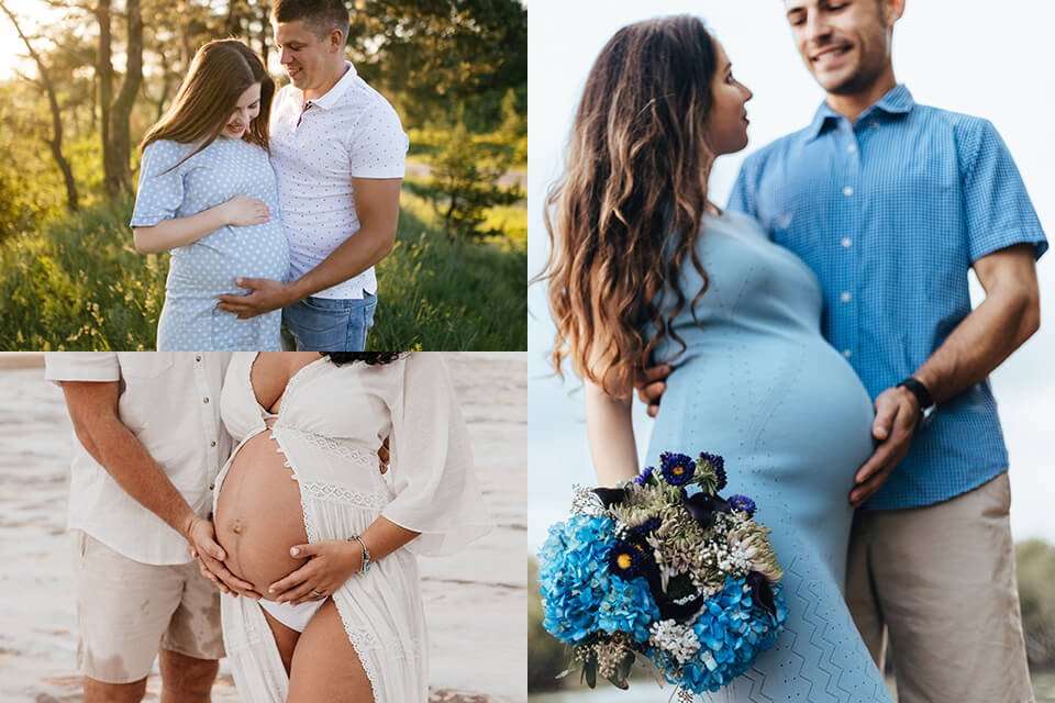 Pregnancy Photoshoot Ideas at Home