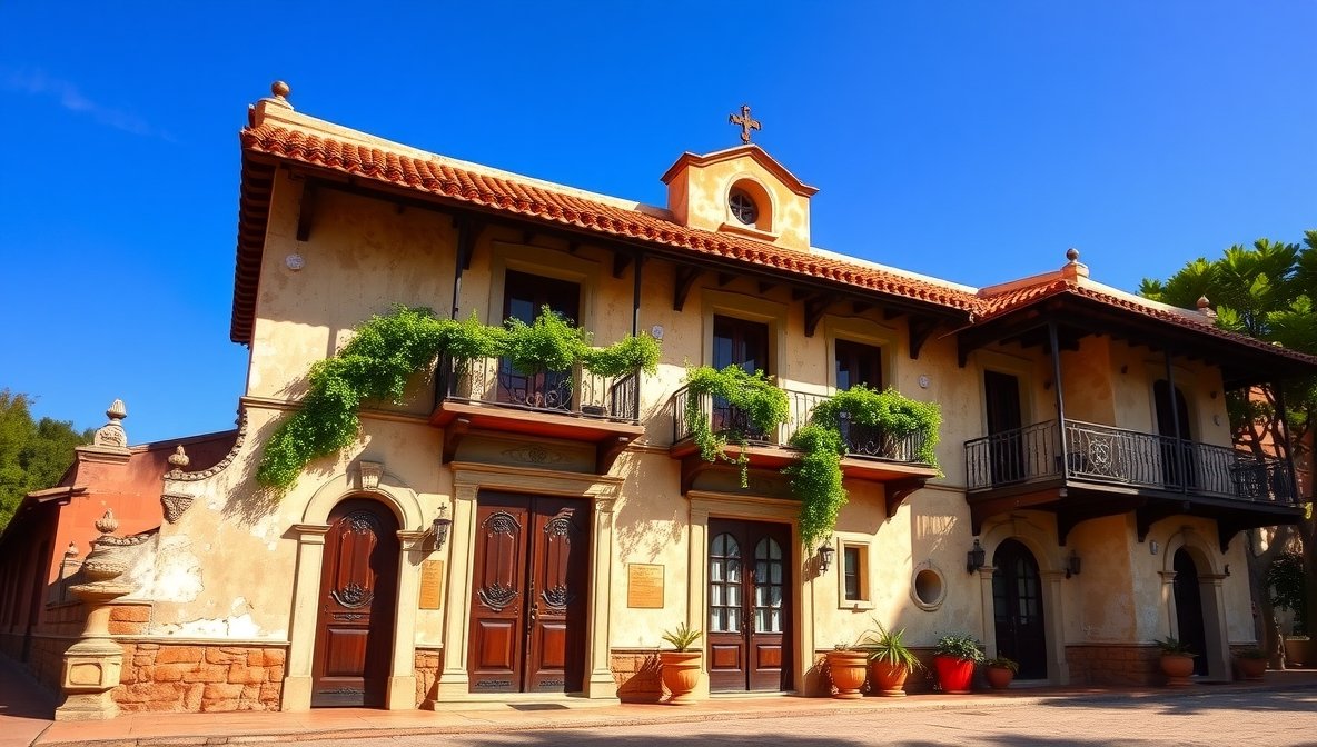 Mexican Colonial House Architecture