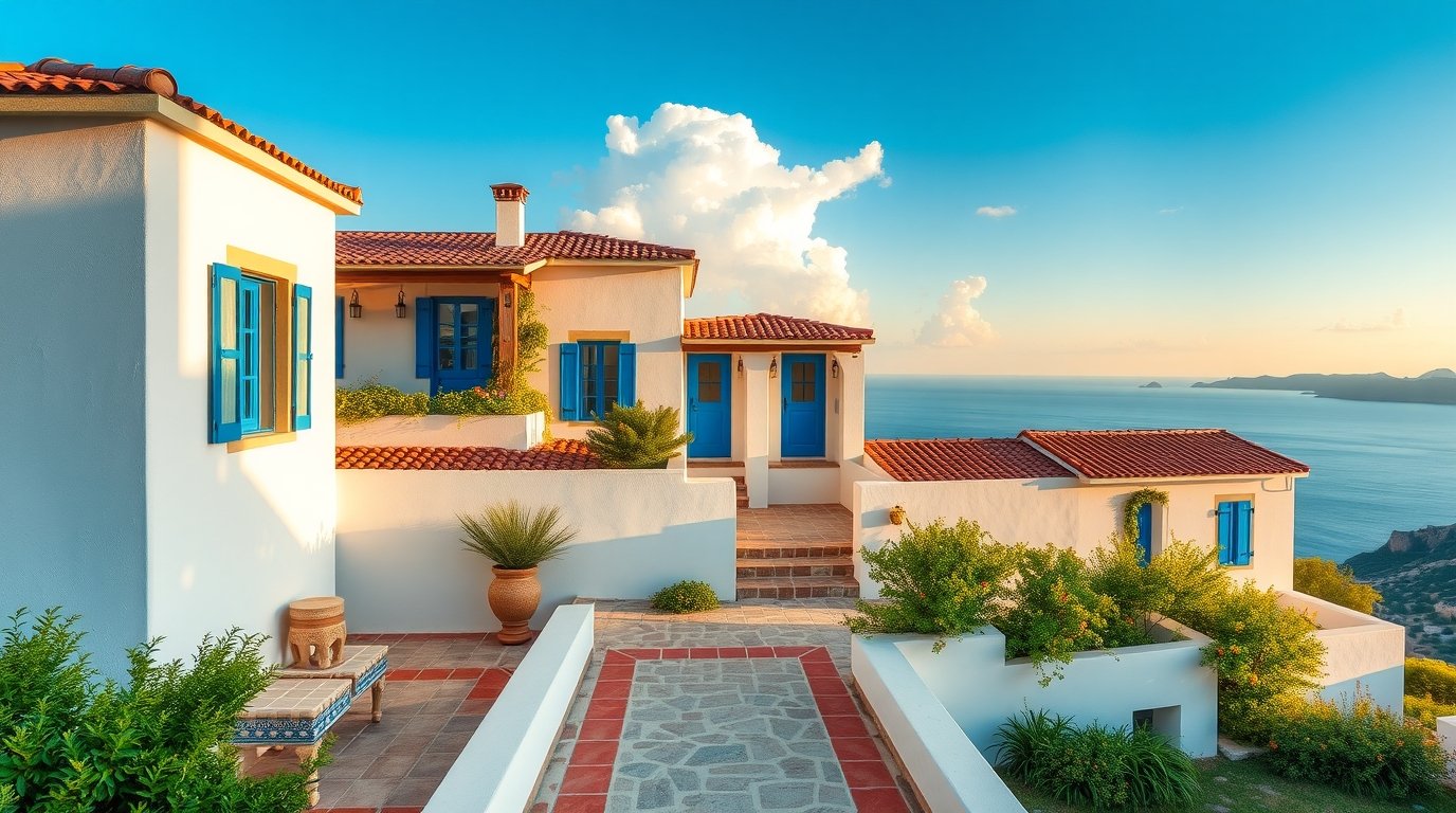 Mediterranean Villa Architecture in Greece