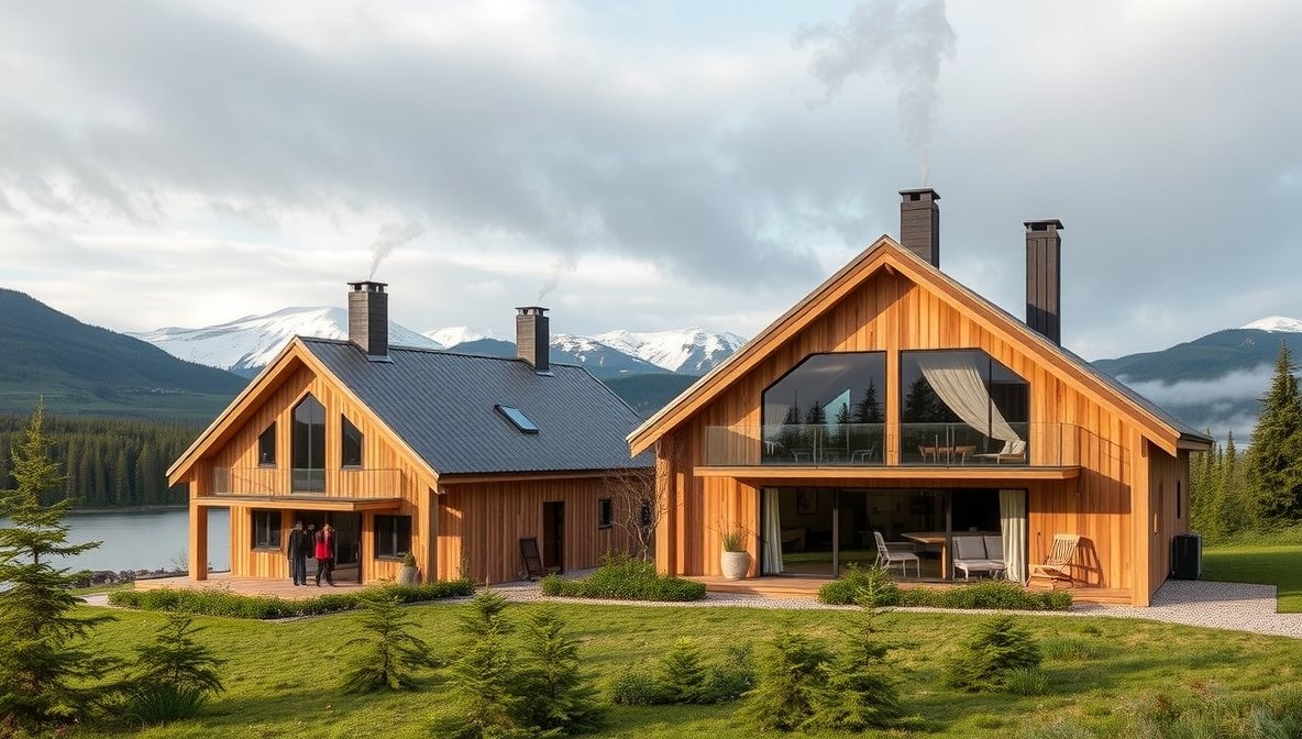 Nordic Timber House Architecture Sweden